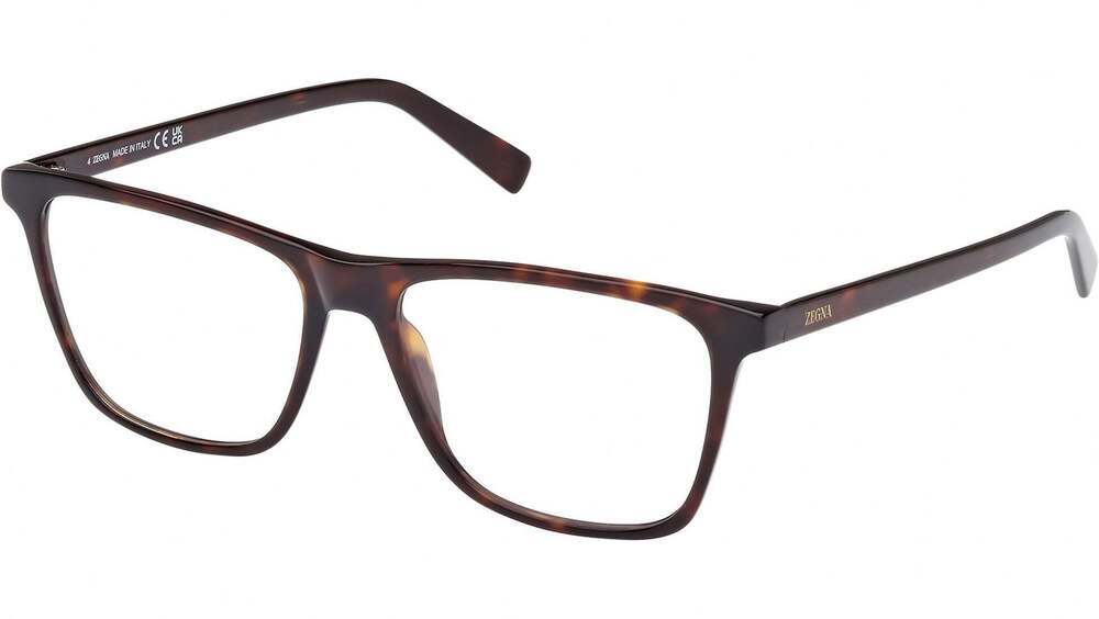 NWT Ermenegildo Zegna EZ5275-55052 Black Square 55mm Glasses